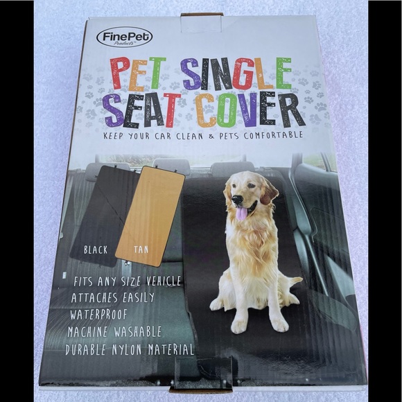 New in package.  Fine Pet Single seat cover for pets. - Picture 3 of 4